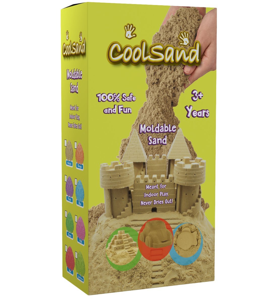 Coolsand Red 2 Pound Refill Pack - Moldable Indoor Play Sand In Resealable Bag