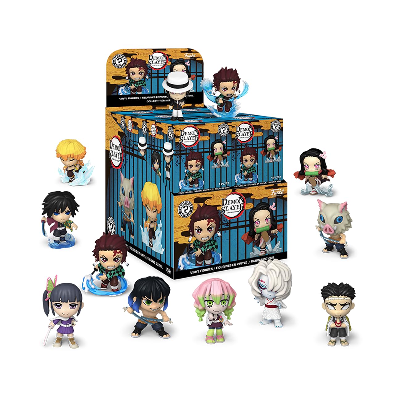 Funko Mystery Mini Demon Slayer Collectible Vinyl Figure - 1 of 12 - Multicolor - Standard Size - Official Merchandise for Kids & Adults