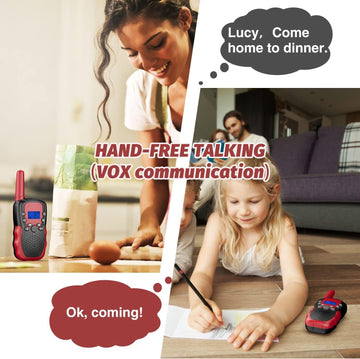 Selieve Outdoor Toys For Kids Ages 4-8, Walkie Talkies For Kids Long Distance 22 Channels 2 Way Radio Interactive Toys Birthday