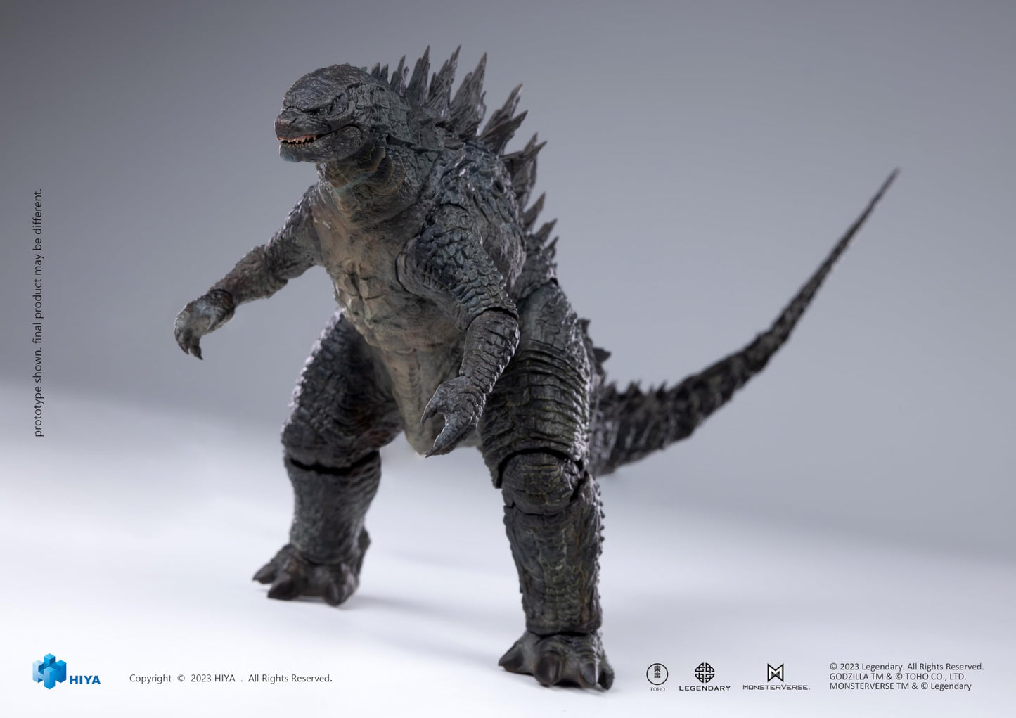 Hiya Toys Godzilla Exquisite Basic Action Figure, 7 inches, Multicolor, Model EBG0080, Non-Scale, 2014 Edition