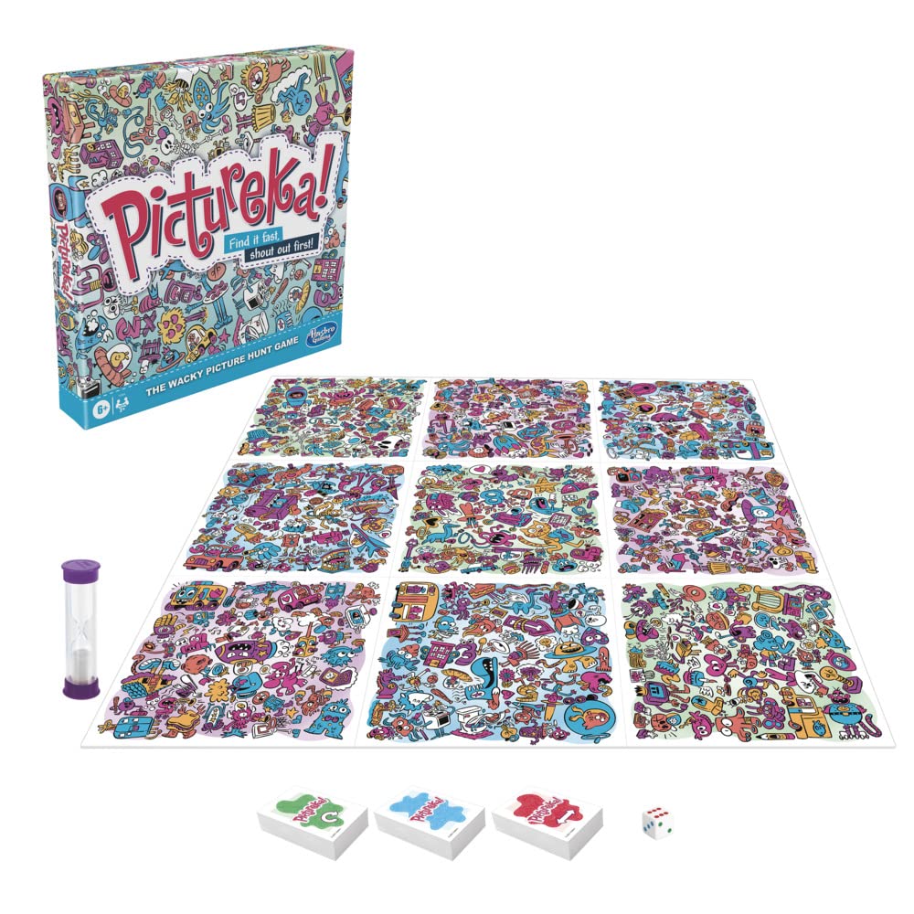 Hasbro Gaming Pictureka! Game, Picture Game, Board Game For Children, Fun Family Board Games, Board Games For 6-Year-Olds And Up