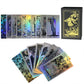 Sunhhx Tarot Cards, 78 Rainbow Tarot Cards Deck, Pvc Waterproof Wrinkle Resistant Luxury Holographic Tarot Deck With Guidebook F