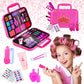 Toysical Kids Makeup Kit - Non-Toxic, Washable, Pink - Real Makeup for Ages 3-10 - Princess Birthday Gift