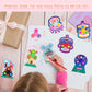 Fun Little Toys 32Pcs Valentines Cards Gift With Fidget Finger Spinner Pop, Valentine'S Day Kids School Classroom Stress Relief