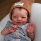 Zero Pam Real Looking Reborn Baby Dolls Silicone Full Body Vinyl Newborn Babies Girls,20 Inch Realistic Smiling Reborn Toddler A