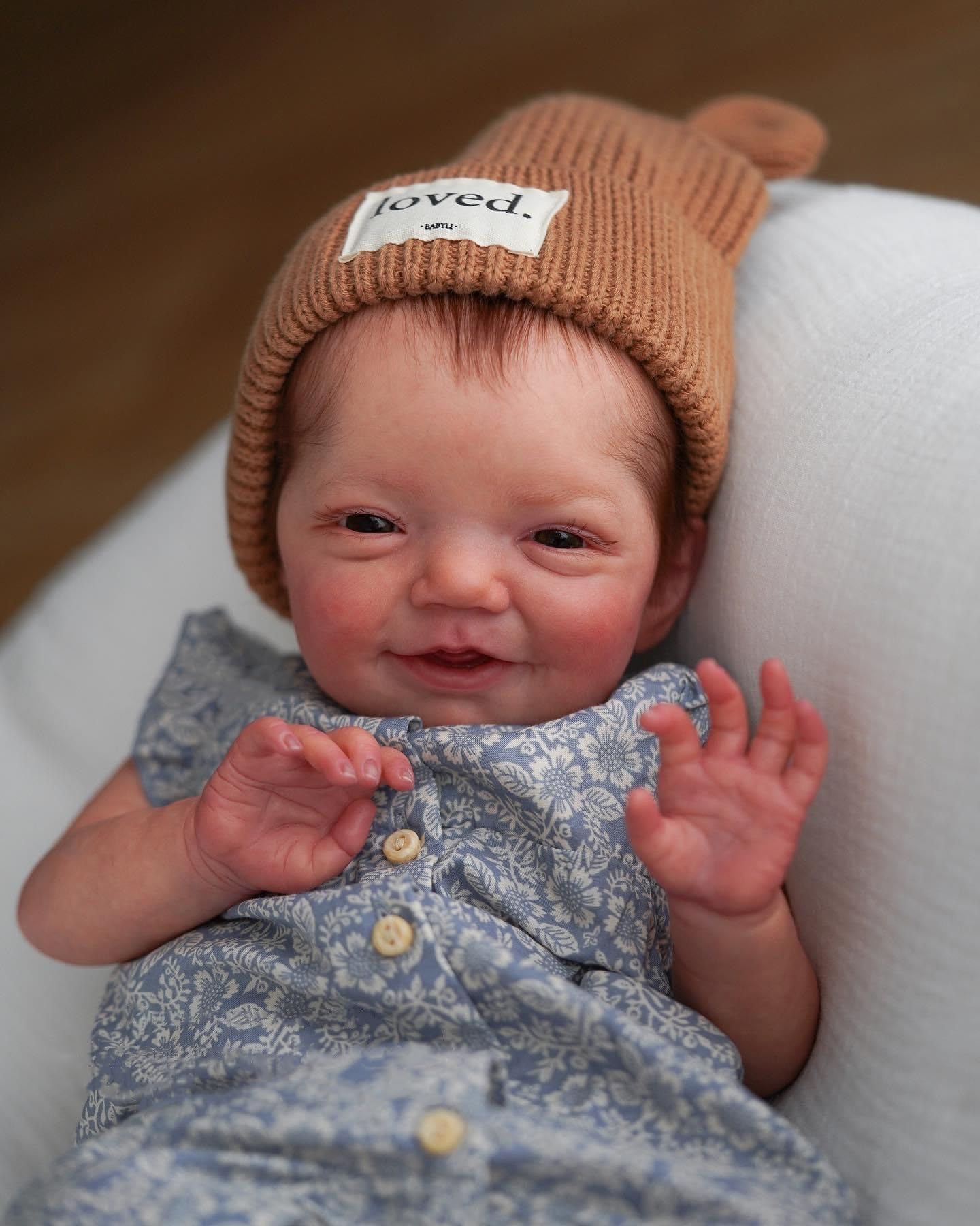 Zero Pam Real Looking Reborn Baby Dolls Silicone Full Body Vinyl Newborn Babies Girls,20 Inch Realistic Smiling Reborn Toddler A