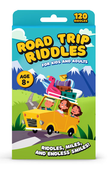 Well Balanced 120 Road Trip Riddles - Road Trip Car Game For Kids