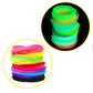 DFYOUHOME 80s Party Bracelets Rainbow 10 Colors Silicone Jelly Glow Wristbands Luminous Hair Ties for Christmas Party Favors, Ad