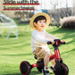 BAUTIA Tricycle for Toddlers 1-3, 4 in 1 Baby Balance Bike 1 2 Year Old Boy Girl Gift, Kids Bicycle Toy with Removable Pedals