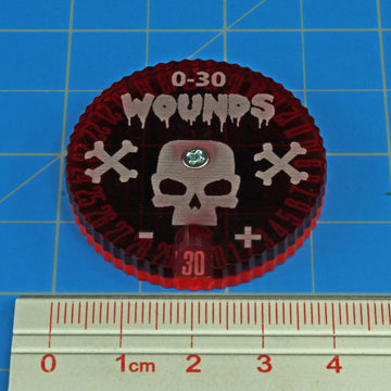 Litko Wound Dials | Health Tracker | Life Counter | Tabletop Games | Collectible Card Games | Living Card Games | Role Playing Games | Lcg | Rpg | (Numbered 0-30 (Single Dial))