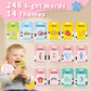 Aullsaty Toddler Toys Talking Flash Cards For 1 2 3 4 5 6 Year Old Boys And Girls, Autism Sensory Toys For Autistic Children, Le