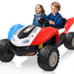 ANPABO 24V Ride on Toys for Big Kids 2 Seater, 4x200W, Ultra Spacious Seat, EVA Tires, Max 5.1 MPH, Ride On Truck w/Parent Remot