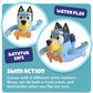 Toomies Bluey Swimming Bath Toy - Bluey Toys Includes Attached Seahorse Baby Toy And Swims On Back Or Front - Toddler Bath Toys And Water Toys For Outdoor Play – Ages 18 Months And Up