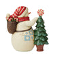 Jim Shore Snowman with Candy Cane Tree Hall Mark limited availability Sweet Christmas Traditions