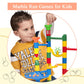 Poplay 120Pcs Glass Marbles Bulk, For Kids Marble Run Games, Vase Fillers, Orange