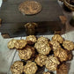 Wooden Dragon Serpent Viking Rune Set Elder Futhark Viking Pagan Gift, Made In The Usa Soild Wood