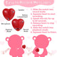 Hungdao Bear Stuffed Animals With Voice Recorder Set, 60 Seconds Voice Sound Recorder Module 16 Inch Soft Plush Bear Cute Stuffed Bear With Zipper Sound Box Recordable Heart For Boys Girls (Pink)