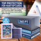 Premium Seamless 20Pt - 360Pt Thick Top Loaders For Cards | Top Loader Card Holder, Baseball Card Sleeves Hard Plastic, Hard Tra