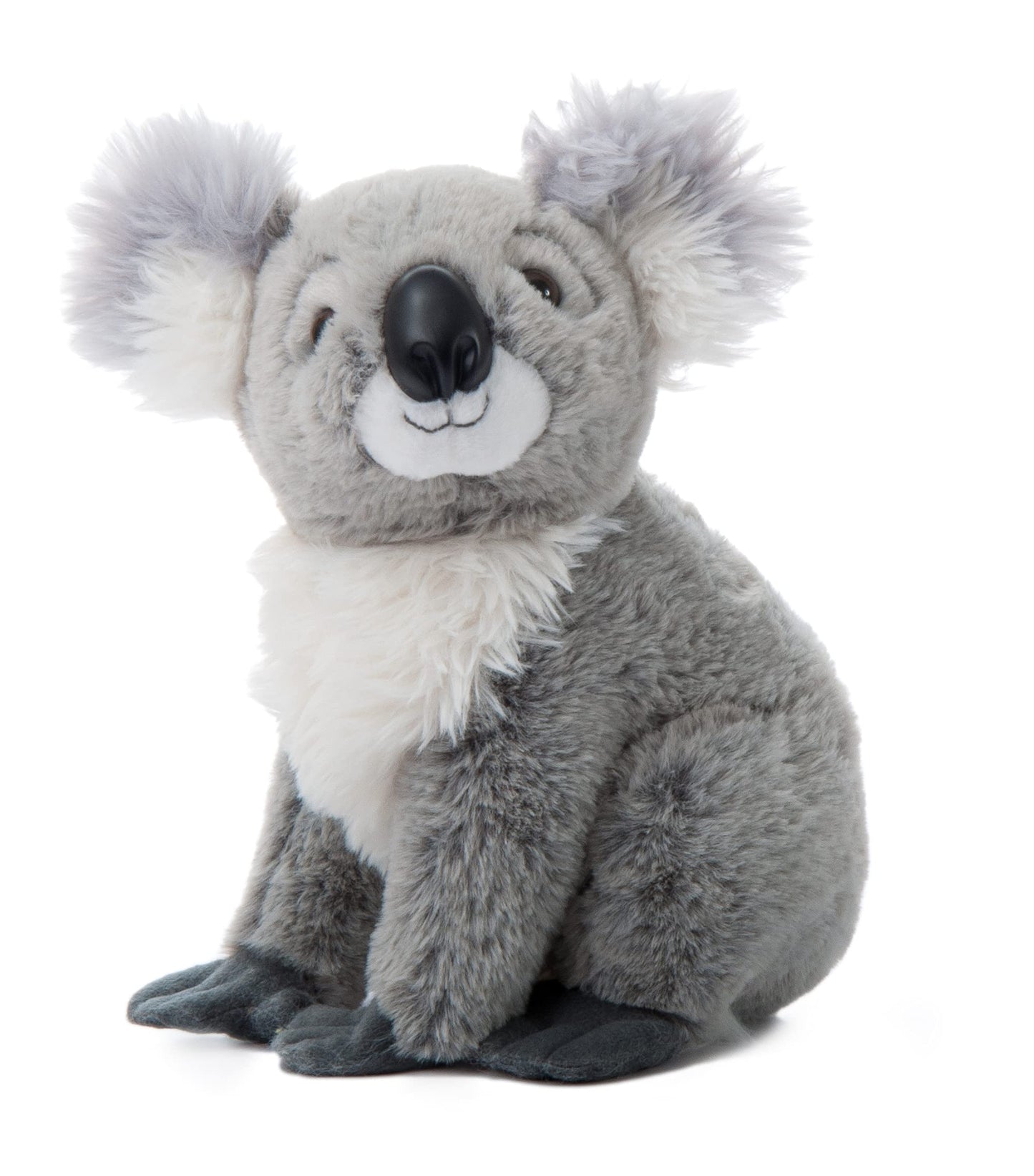 The Petting Zoo Koala Stuffed Animal, 12-Inch Grey Plush Toy, Recycled Materials, Model 420341