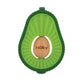 Nuby Silicone Avocado Teether With Spinning Wood Seed- 3+ Months