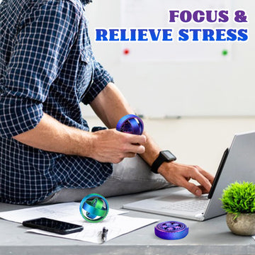 Fidget Spinners For Kids & Adults 2 Pack, 3D Printed Fidget Spinners Toy Adhd Autism Sensory Stress Relief Toys, Hand Fidget Spinner Toy Office Desk Toy, St. Patricks Easter Party Favors For Kids