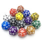 Smartdealspro 5-Pack Of Random Color D30 Polyhedral Dice For Dnd Rpg Mtg Table Games With Free Pouch