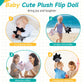 Double-Sided Flip Plush Toy,Reversible Stuffed Animal Mood Plush Flip Show Your Mood At All Times (Cat)