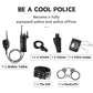 Ekoropshop Kids Police Officer Costume Set For Boys Cop Uniform Costume For Halloween Cosplay Party-Xs