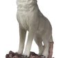 Ebros Gift Large Cries Of The Night Howling Alpha Gray Wolf Statue 12'' Tall Mysterious Moonlight Praying Wolves Totem Spirit Co