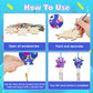 Fennoral 9 Pack Monster Wind Chime Kit For Kids Make Your Own Monster Wind Chimes Wooden Arts And Crafts For Girls Boys Diy Colo