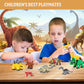 Lebocado Mini Building Block Sets, 12Pcs Dinosaur Toys Building Blocks, 6 In 1 Stem Toys Eggs Building Sets, Party Favors For Ki