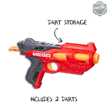 Nerf B4969 N-Strike Hotshock Blaster Standard, Red