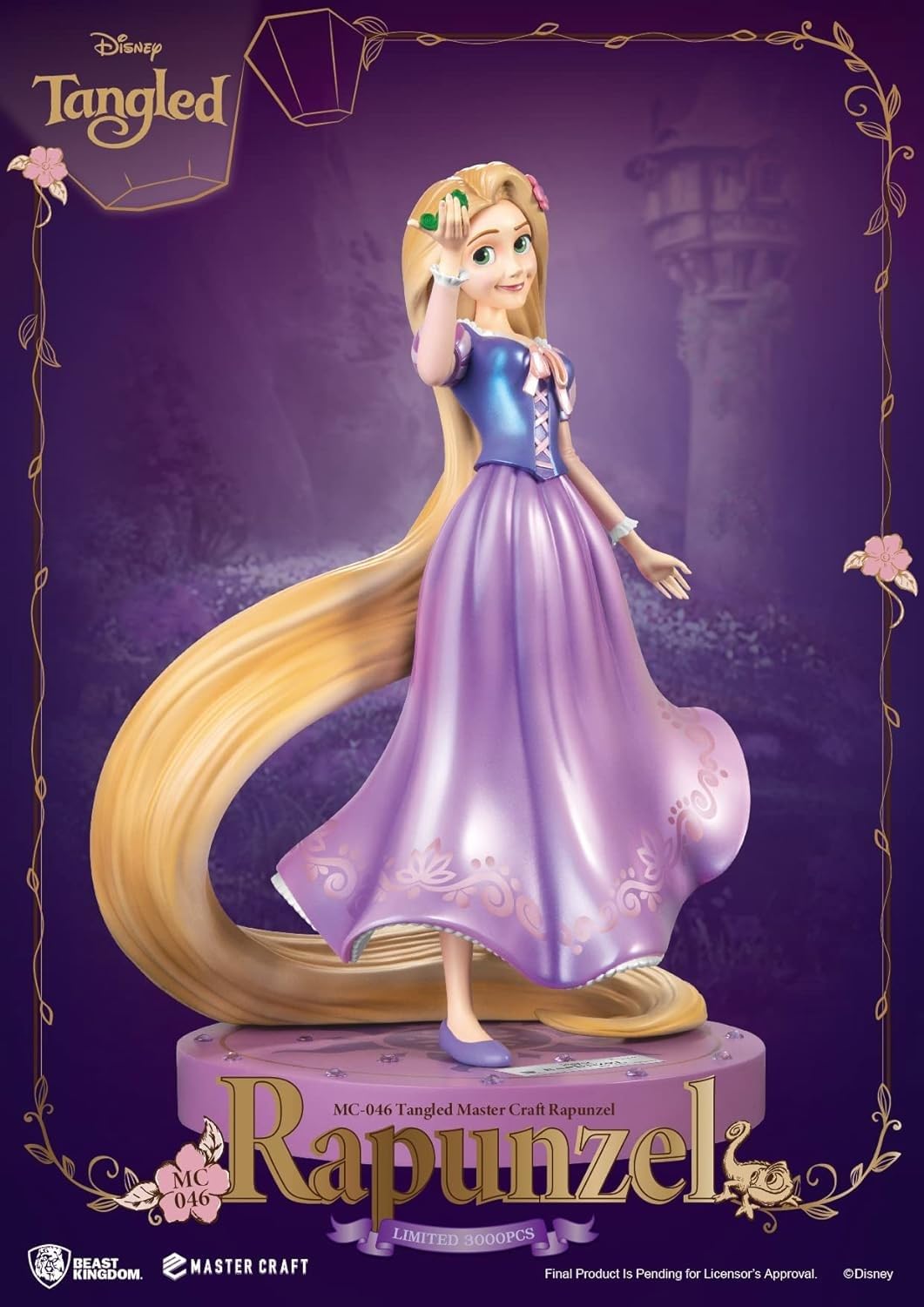 Beast Kingdom Tangled Rapunzel MC-046 Master Craft Statue, Multicolor, Resin, Standard Size