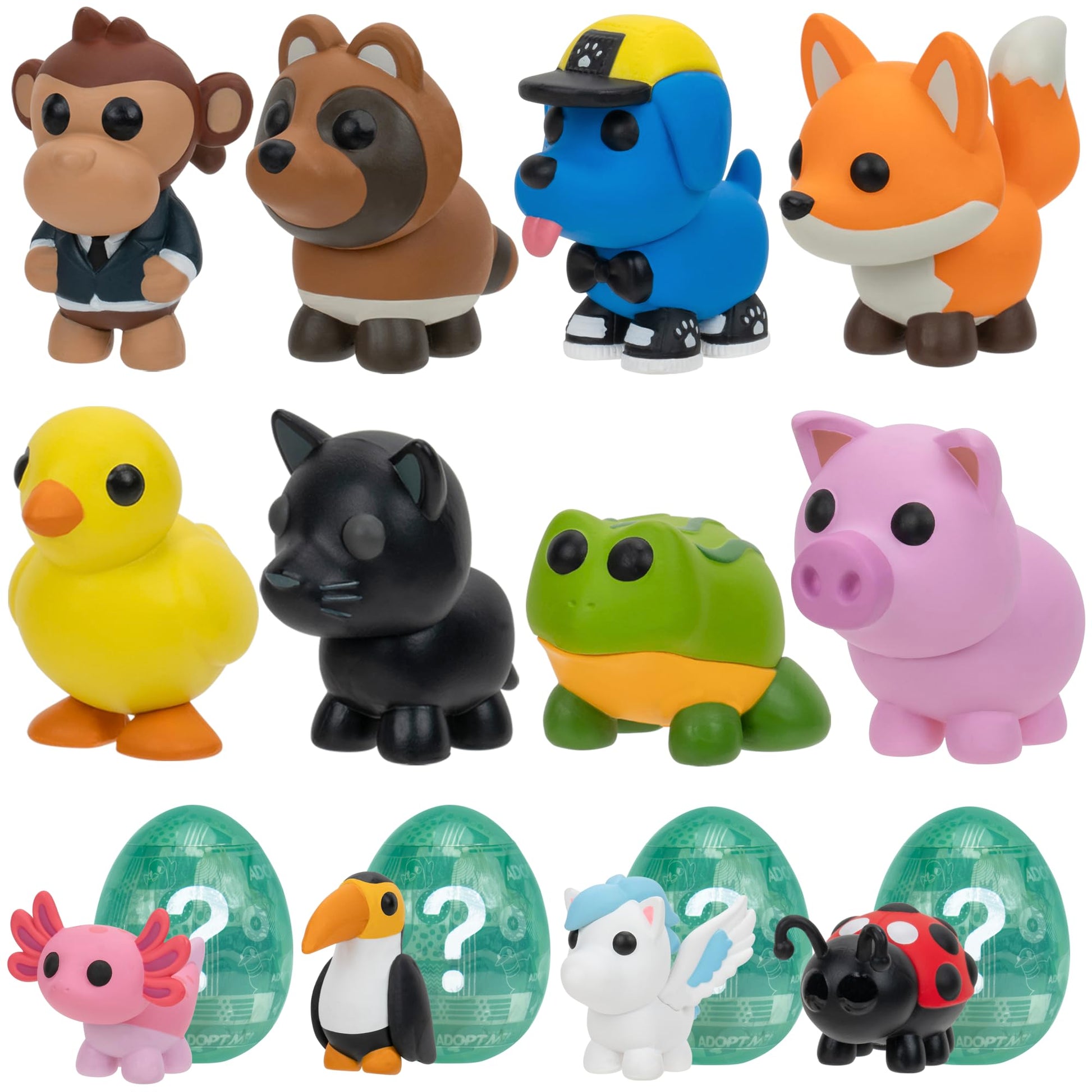 Adopt Me! 10 Pack Mystery Pets - Series 2-10 Pets - Top Online Game - Exclusive Virtual Item Code Included -Fun Collectible Toys