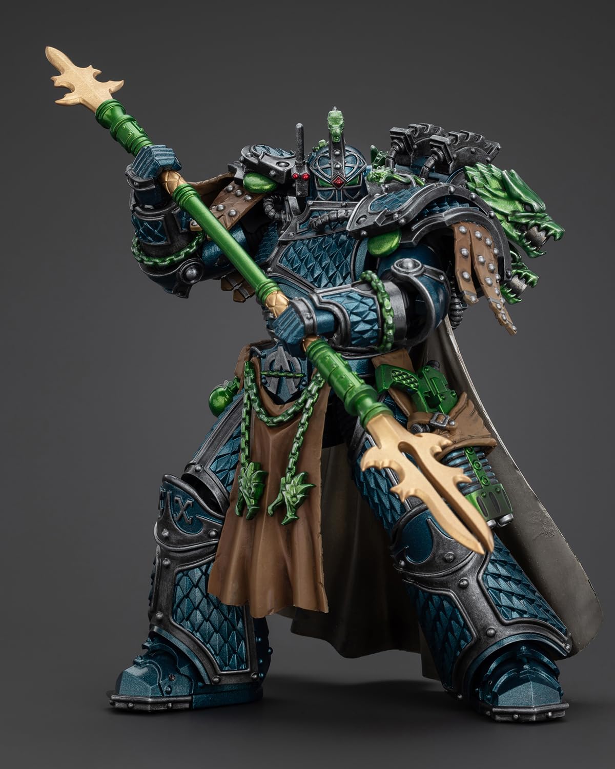 JoyToy Warhammer 40K Genuine License 1:18 Action Figure  Alpha Legion Alpharius Primarch of The XXth Legion  6.22 inch Collectible Action Figures Sets