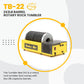 Tumble-Bee Rock Tumbler - Rotary Tumbler for Polishing Stones  Rocks  Glass and Metals - Professional Rock Tumbler for mature-themed & Kids - Rock Polisher Tumbler - Model TB-22  2X2LB Barrel