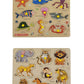 Appster Colorful Animals & Sea Animal Wooden Puzzle Toy For Kids Jigsaw Puzzles For Adults Baby Learning Educational Toys Board 
