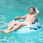 2-Pack Sunrio Medium Turquoise Pool Floats enhanced River Tube with Mesh Bottom Backrest & Cup Holder Giant Floaties for mature-themeds Fashion Pool Floaties for Occupations & Recreation Pool Lounger(Green)