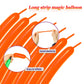 Long Orange 260 Balloons Kit For Kids Party Decor, Bright Orange Long Balloons Twisting Animals Pack Thicken Latex For Halloween