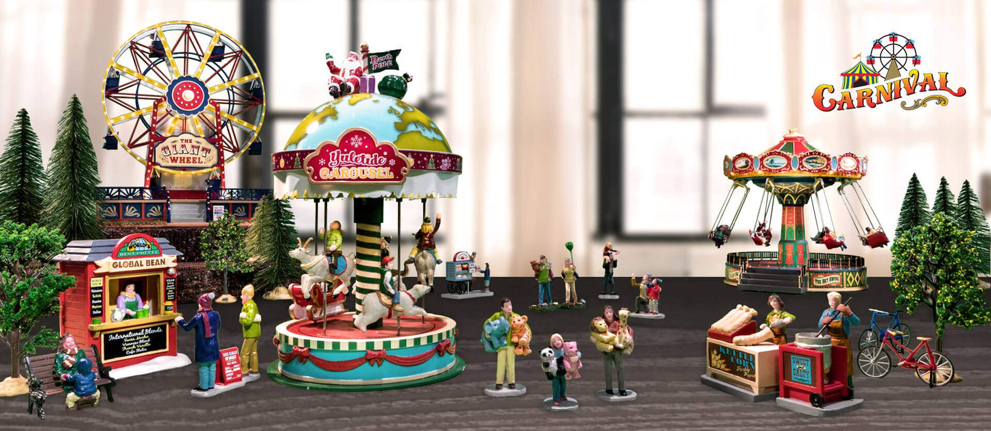 Lemax 94525 Carnival Sights & Sounds: Yuletide Carousel