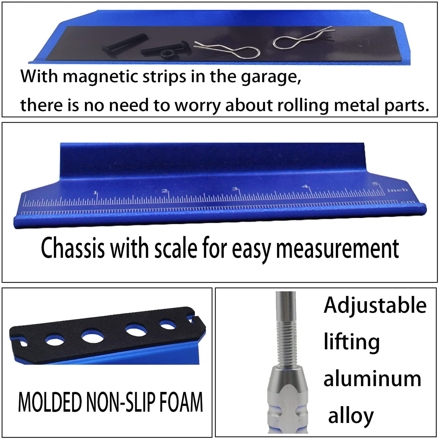 RC Car Repair Work Stand Repair Tool Set 360 Degree Rotation and 523 PCS RC Screws Kit & RC Screwdrivers and Screws Pallet Kit f