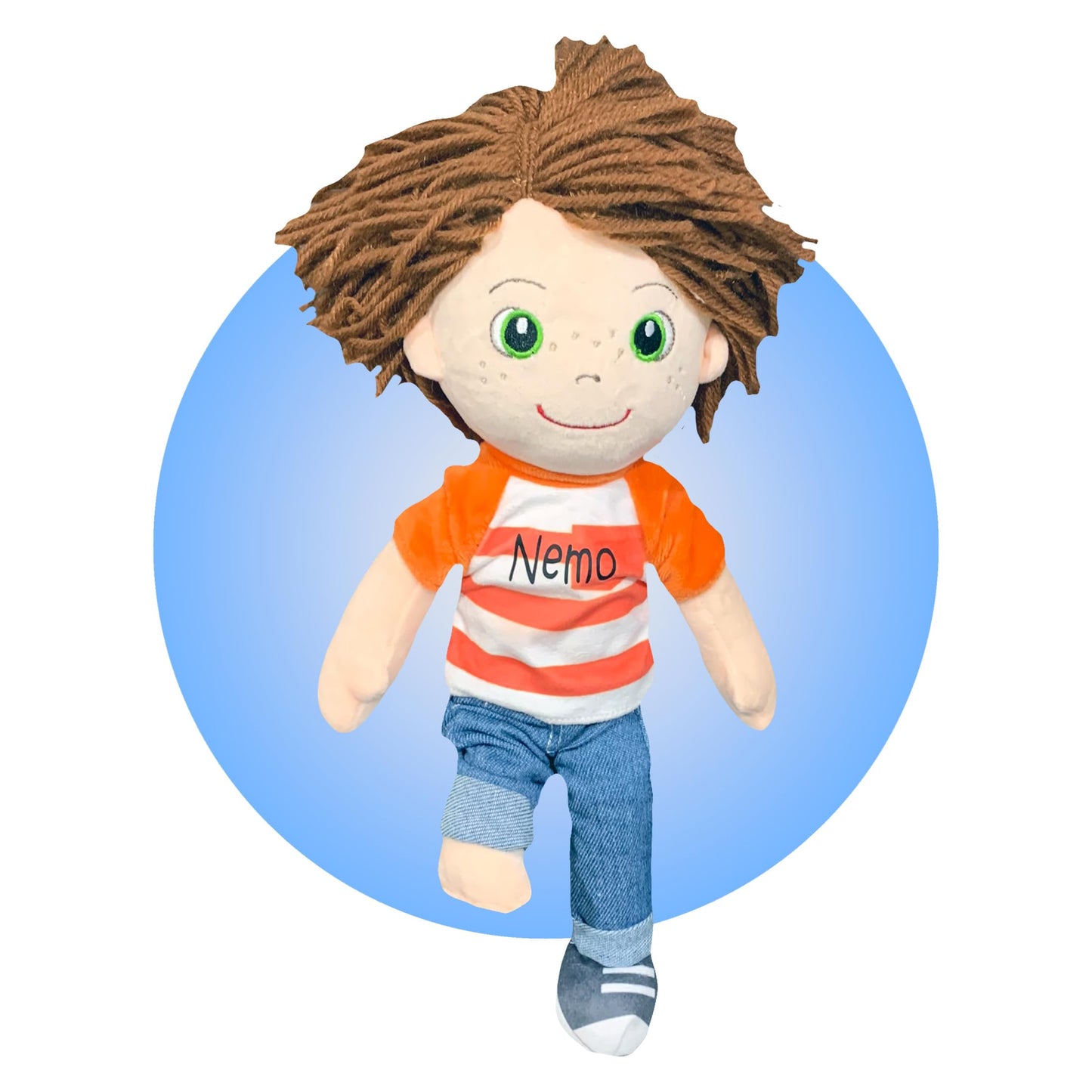Amputee Doll - Personalized 14'' Rag Doll - Gift For Leg Amputee - Arm Amputee Gifts - Doll With Amputation - Leg Amputee Gifts