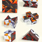 Magic Cube 2 in 1 Set Puzzle Brain Teasers Toy Geometric Brain Teaser Puzzles Geometry 3D Logic IQ Games Puzzle Cubes for Kids and mature-themeds (Diamond)