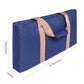 GUSTARIA Blue Soft Cloth Mahjong Bag with Two Wrappers, 20.5 x 9.8 x 3.1 inches, Case Only