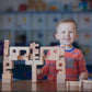 Sumblox All-New Starter Set Of 38 Math Building Blocks - Stem Solid Wood Educational Number Blocks, Includes 36 Activity Cards