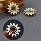 Pure Brass Fidget Spinner Gears Linkage Fidget Gyro Toy Metal Diy Hand Spinner Spins Long Time Edc Focus Meditation Break Bad Habits Adhd With Multiple Premium Bearings (13 Bearings Black)