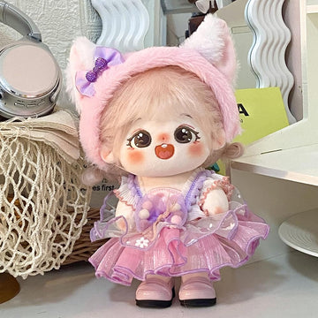 Niannyyhouse 20Cm Plush Doll Clothes Dresses Sailor Outfit 8In Doll Dressup (B)