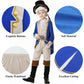 Aicoaub George Washington Costume Boys Colonial Patriot Revolutionary War Founding Father Hamilton Costume Kids Boys