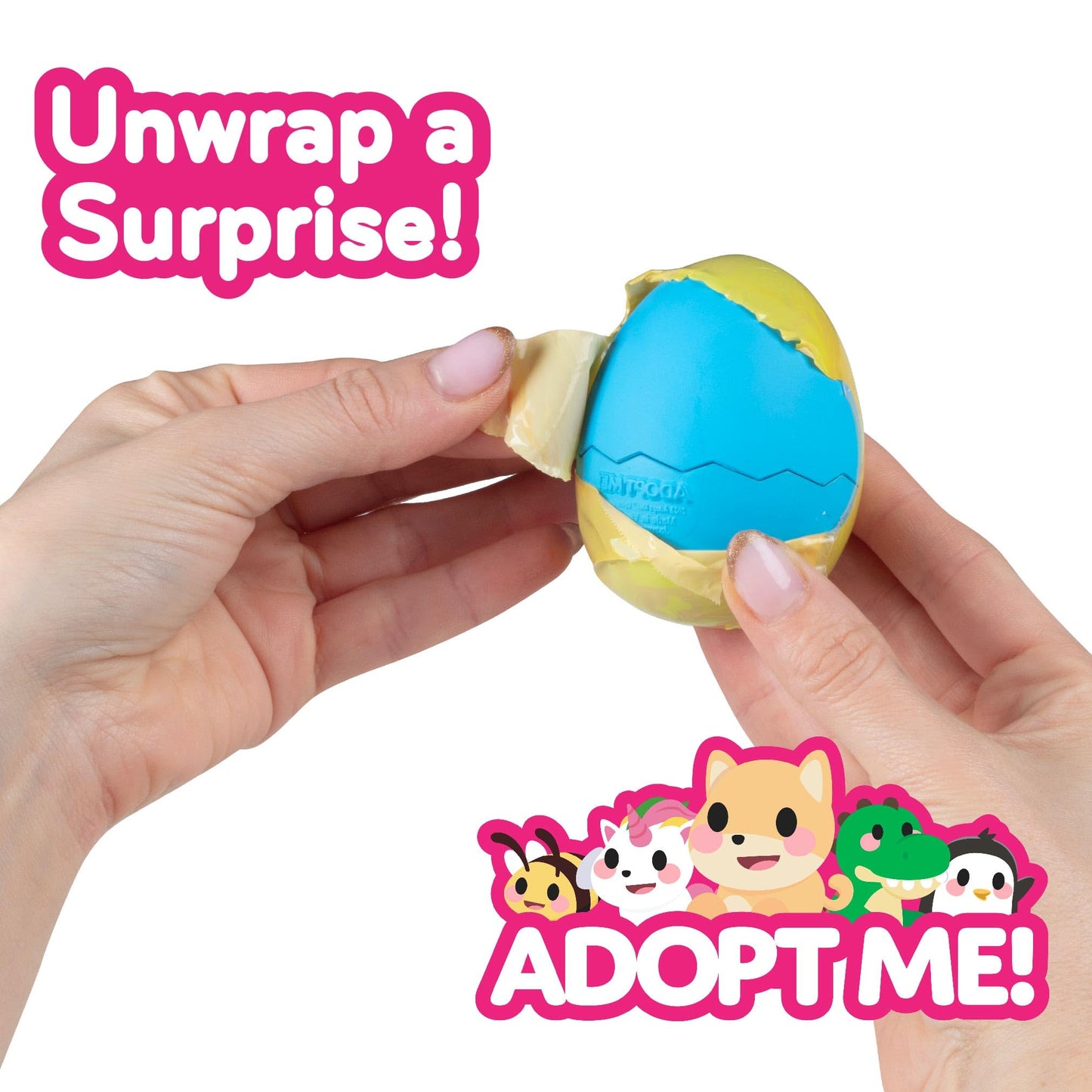 Jazwares Adopt Me! Mystery Pets Blind Box 2-Pack - Exclusive Game Code - Collectible Mini Animal Toy - Styles Vary