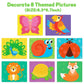 AluAbi Foam Stickers Art Craft for Kids, No Mess Toddler Art Activity - Fun with Foam Animal, Children Travel Toys,DIY Mosaic St